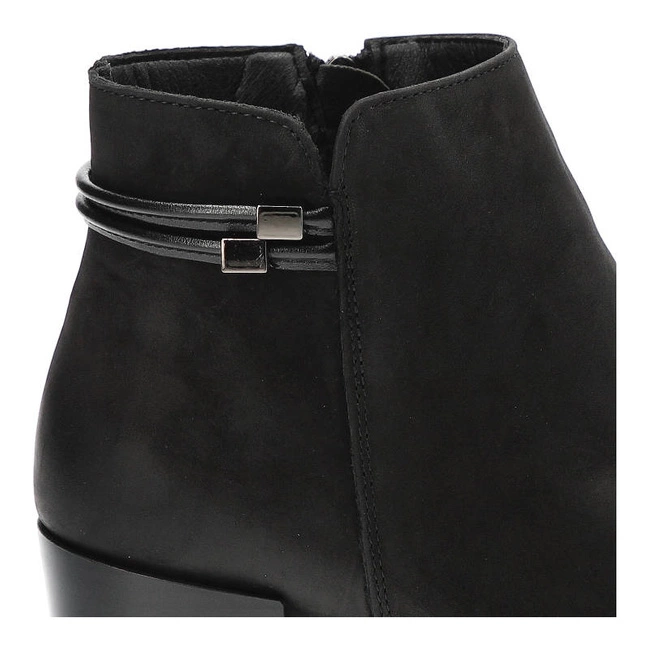 Členkové Topánky Gamis - 3511 Czarny Nubuk