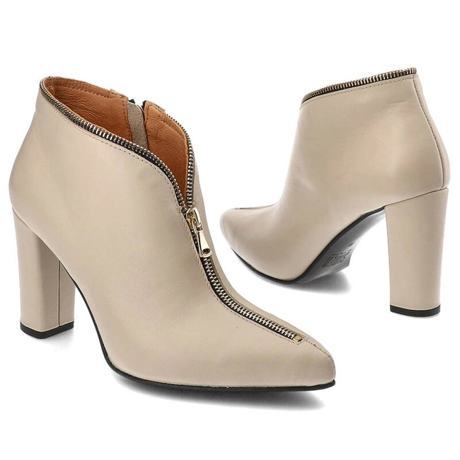 Členkové Topánky Simen - 6153A Beżowy