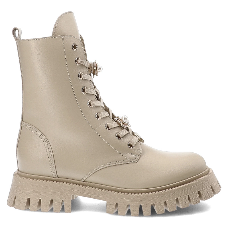 Členkové Topánky Chebello - 4553_-469-000-MIC-S345 Beżowy