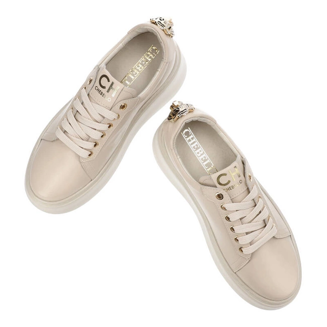 Tenisky Chebello - 4367_-157-000-PSK-S251 Beżowy Jasny