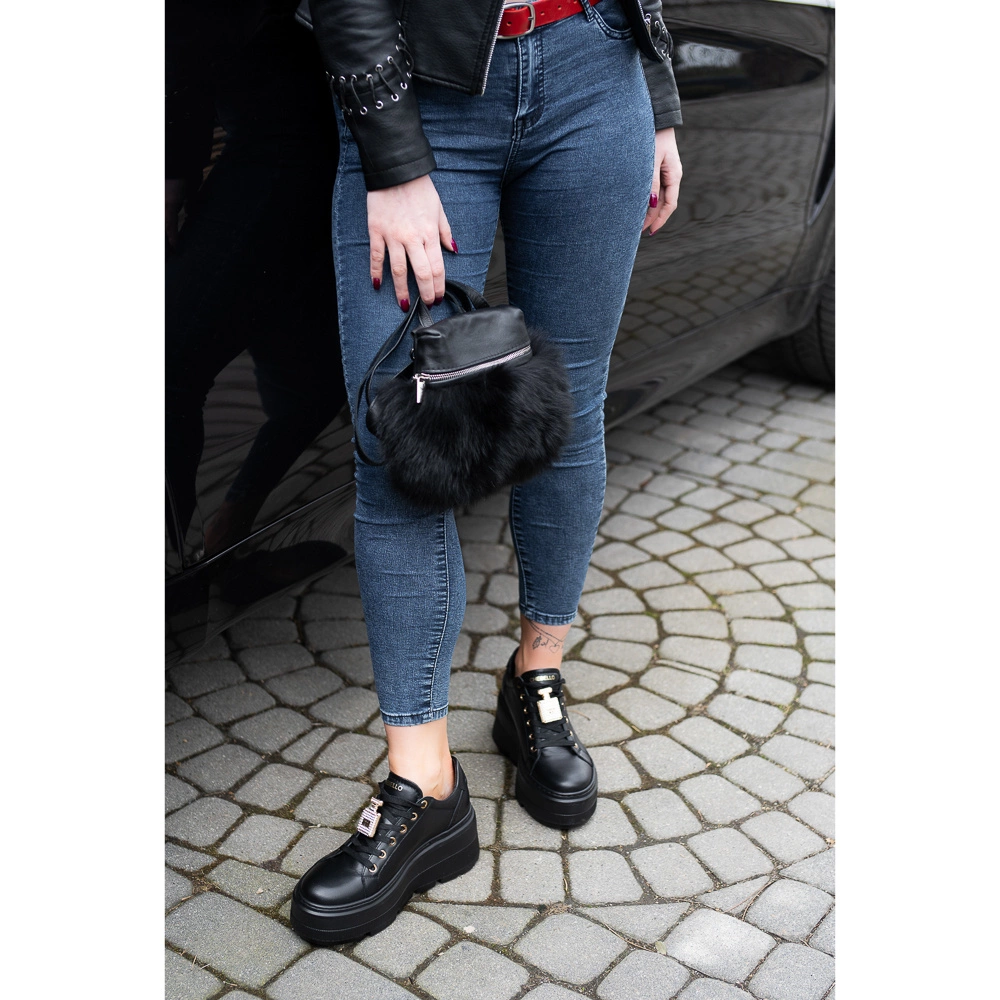 Kabelka Luka-Pelli - T32-8 Z Naturalnym Futrem Z Lisa