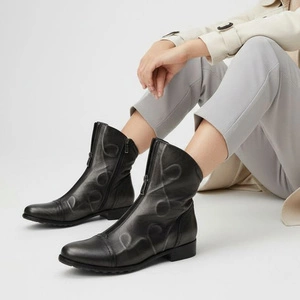 Členkové Topánky Armodo - 7096A Czarny/Srebrny