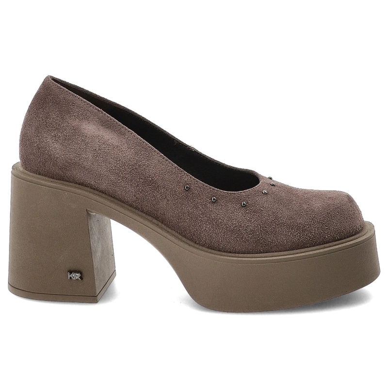 Poltopánky KARINO - 5648/015-P Brąz/Welur