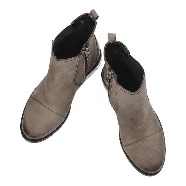 Členkové Topánky Pollonus - 5-1016-004 Szary Samuel