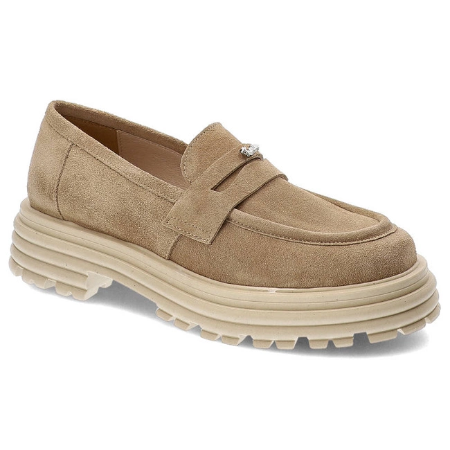 Poltopánky Karino - 4653/001-P Beż/Welur