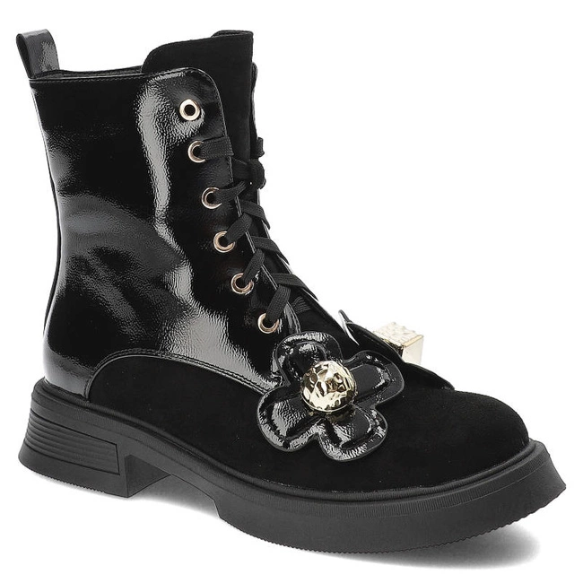 Členkové Topánky S.Barski - MR870-76 Czarne 