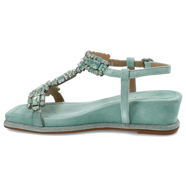 Sandále Alma en Pena - V240742 Suede Mint