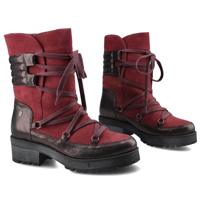 Členkové Topánky Maciejka - 03284-23/00-4 Bordo/Baranek