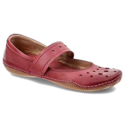 Poltopánky Maciejka - 02327 Czerwony/Bordo 02