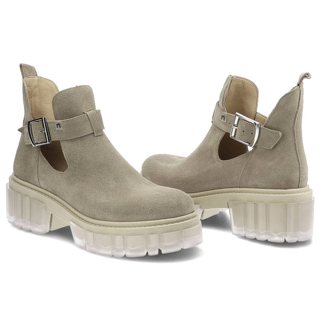 Členkové Topánky Nessi - 22220 Beż W.