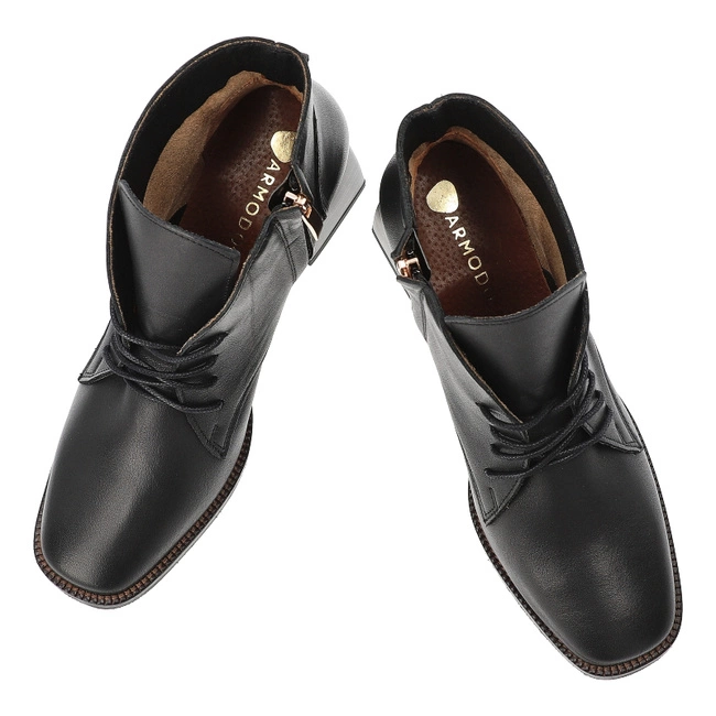 Členkové Topánky ARMODO - 1670 Czarny Baflo