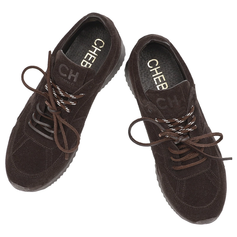 Tenisky CHEBELLO - 4861_-268-000-PSK-S422 Brąz Welur