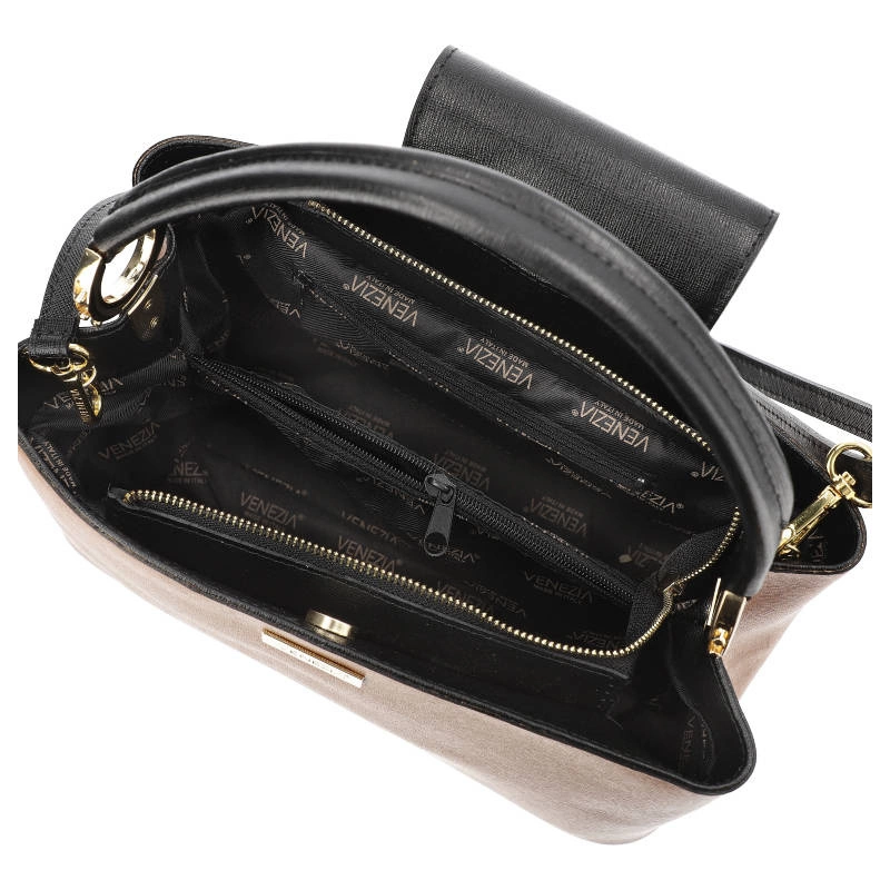 Kabelka Venezia - 4-1054-Y SAF CUO Brązowy