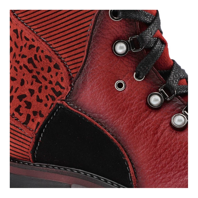 Šnúrovacie Členkové Topánky Maciejka - 3623A-08/00-3 Czerwony