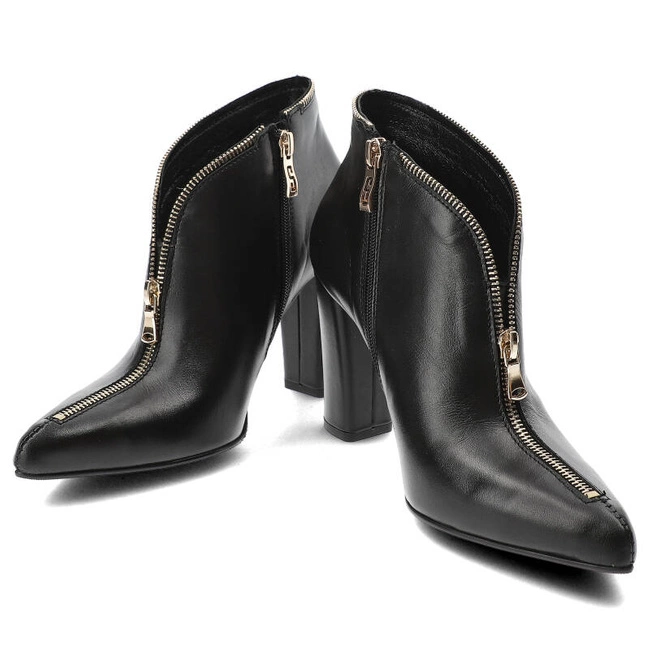 Členkové Topánky Simen - 6153A Czarny/Złoty