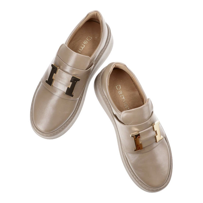 Tenisky Damiss - DS-708 Beż Perła/Beż