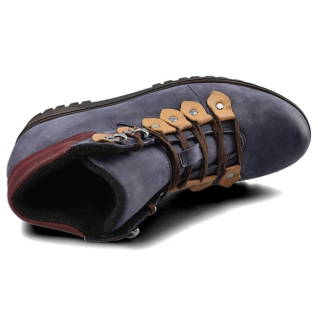 Členkové Topánky Pollonus - 5-0958-005 Granat/Bordo