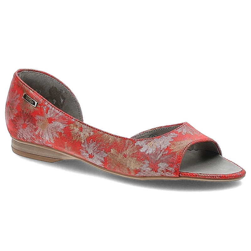 Poltopánky Maciejka - 00554-38/00-5 Czerwone Kwiaty