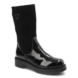 Členkové Topánky Pollonus - 5-1430-001 Czarny Naplak + Welur