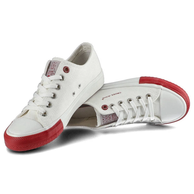 Plátenky Cross Jeans - FF2R4067C Biały