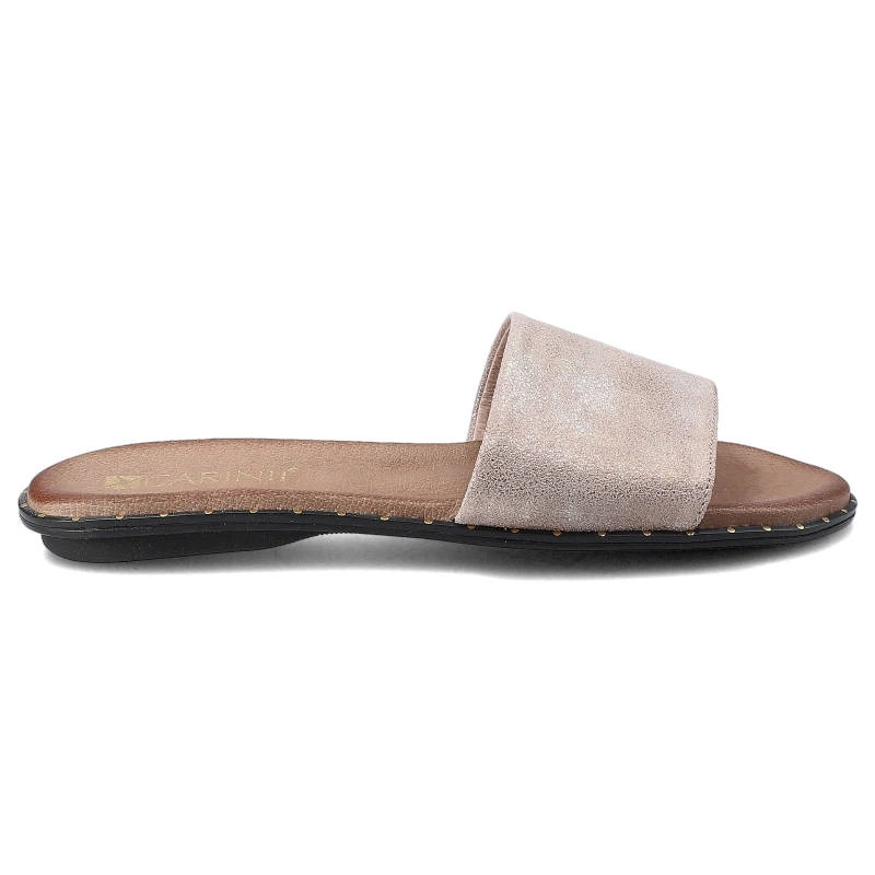 Šľapky Carinii - S4472_-420-180-000-971 Róż/Złoto