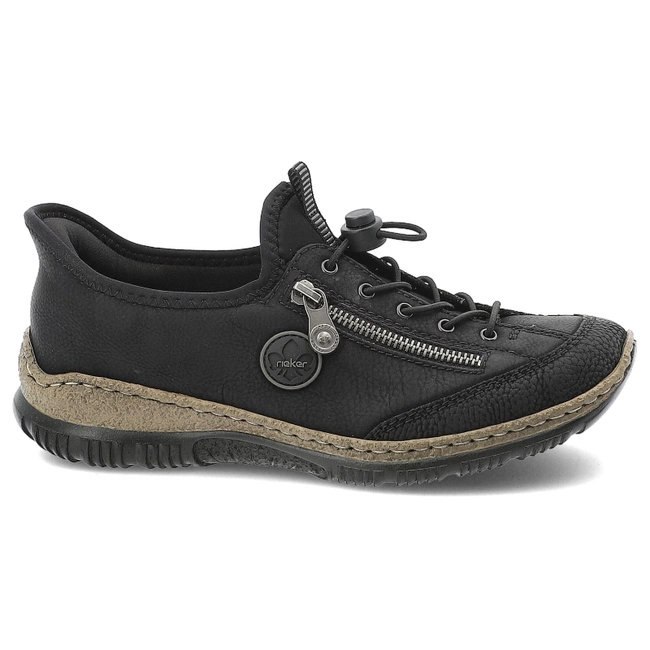 Poltopánky RIEKER - N3267-01 Black