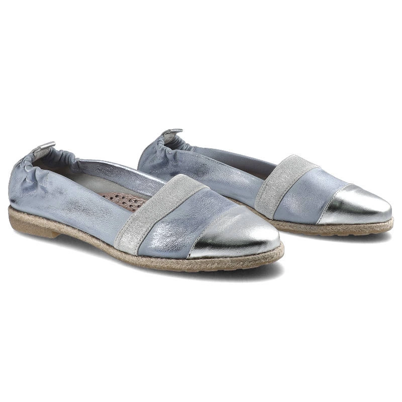 Poltopánky Lamelia - 40C1168 Niebieski Przecierany/Srebrny