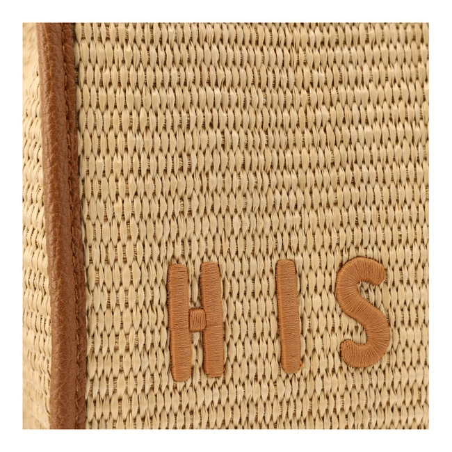 Kabelka HISPANITAS - BV253833 Rafia-V25 Natural Samba-V25 Cuoio