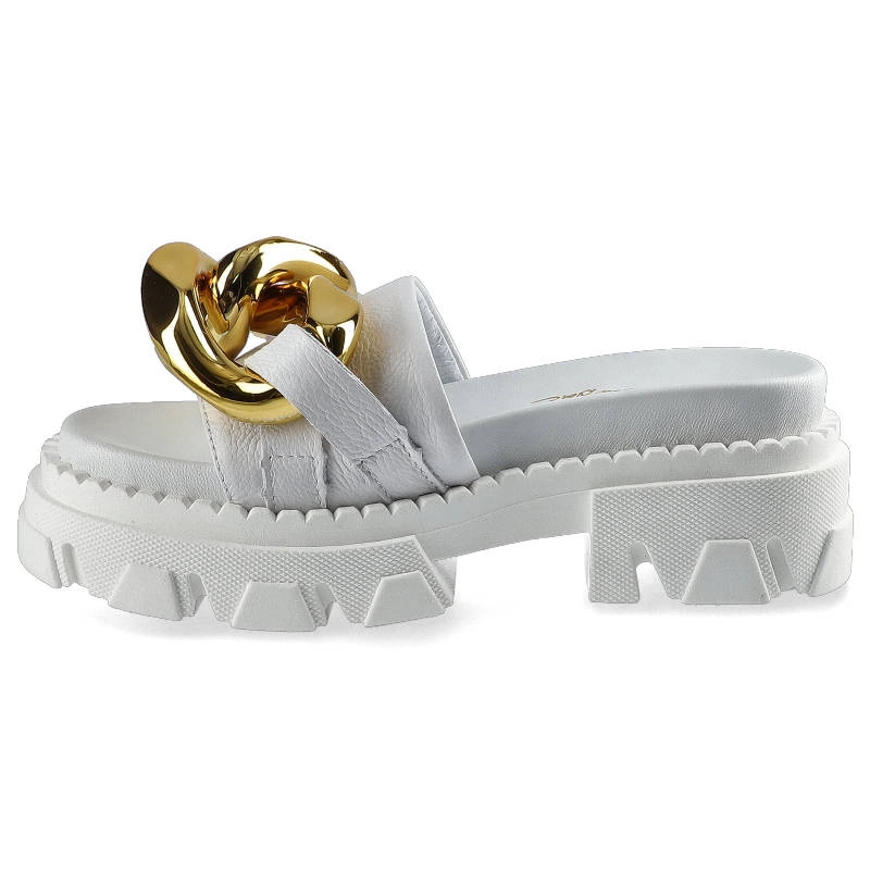 Šľapky Carinii - B7223_-I81-000-000-E49 Biały