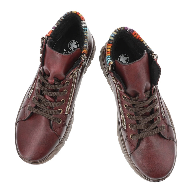 Členkové Topánky RIEKER - N1305-35 Red