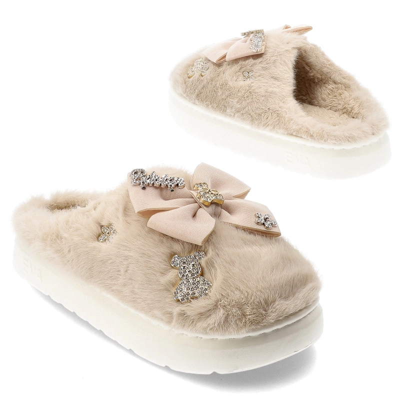 Papuče FILIPPO - DK7480/25 BE Beżowy