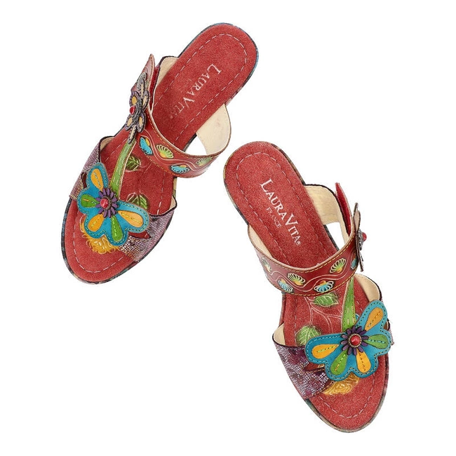 Šľapky Laura Vita - Nellao 03 SD311-3 Rouge