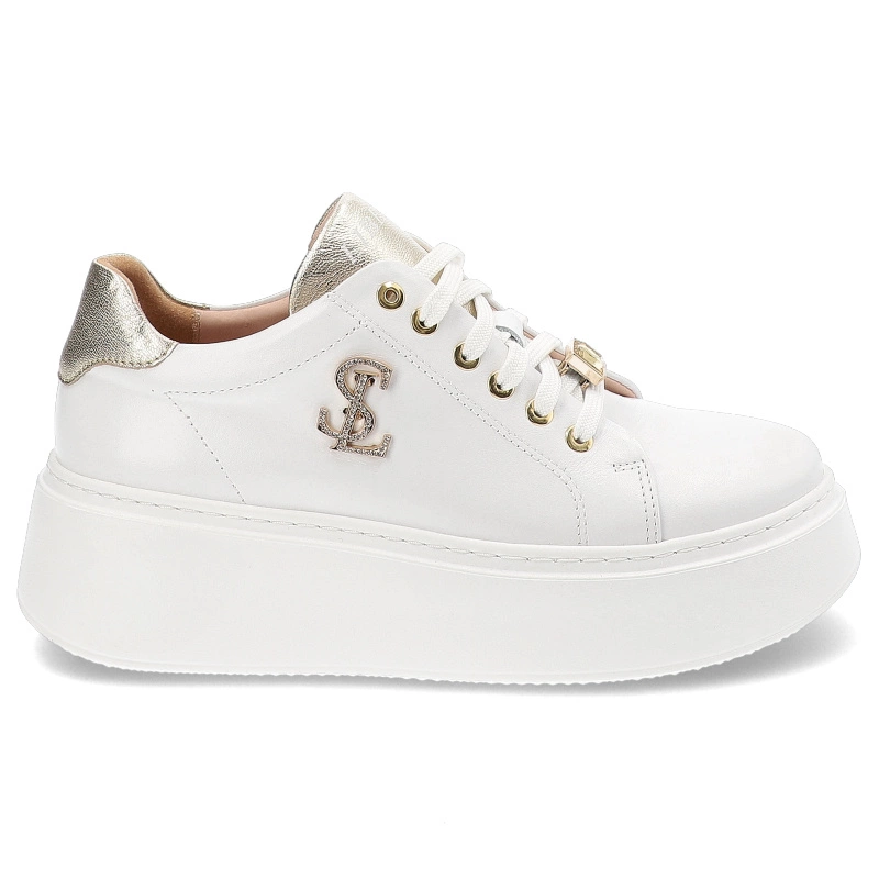 Tenisky Libero - 3010 Biały+Złoty 10/111