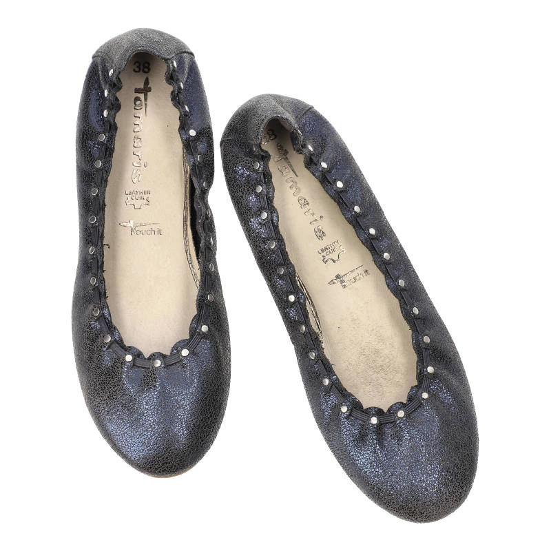 Baleríny Tamaris - 1-22127-20 421 Ivory Metallic