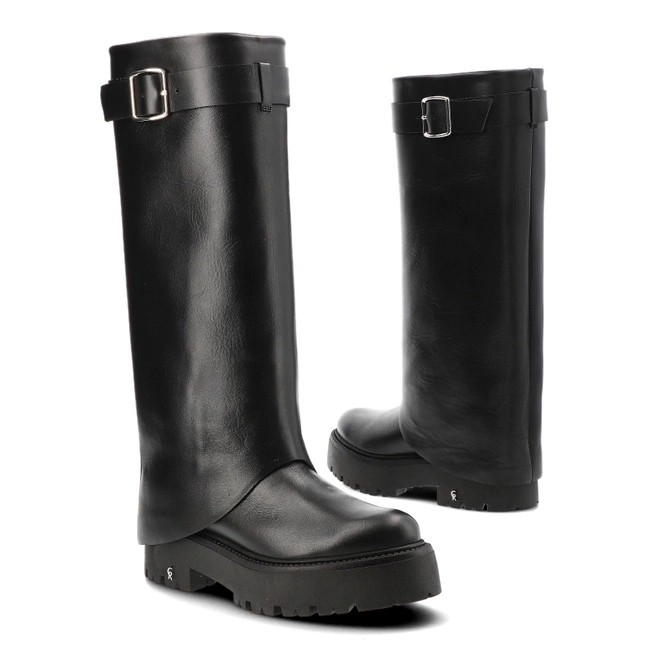 Čižmy Carinii - B10026_-E50-000-000-G58 Czarny