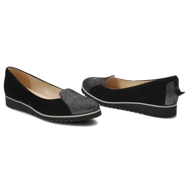 Poltopánky Gamis - 1904 Z8+ Czarny Zamsz