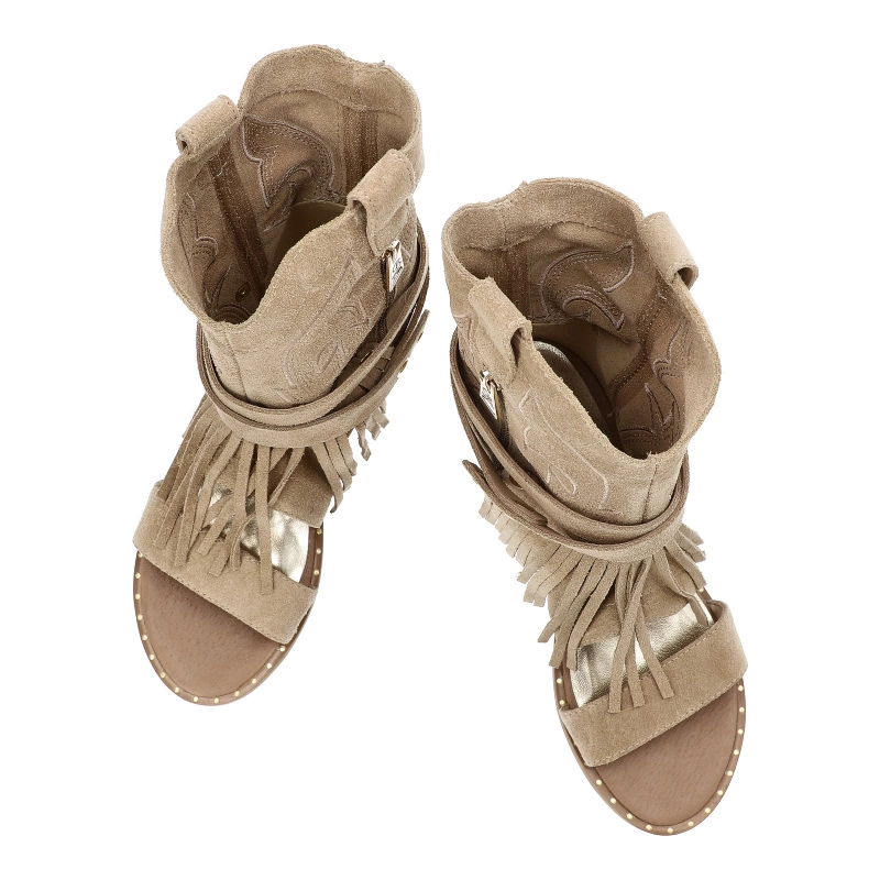 Členkové Topánky Carinii - B9573_-O17-000-000-B89 Beż