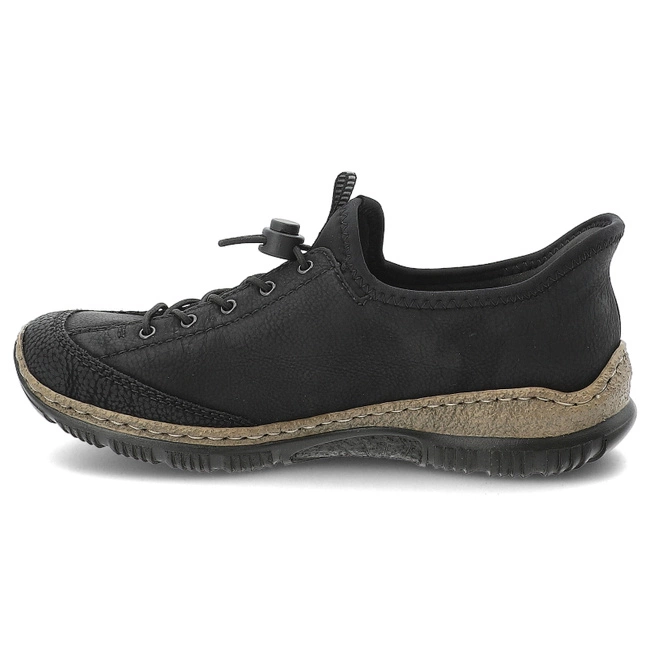 Poltopánky RIEKER - N3267-01 Black