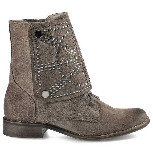 Členkové Topánky Exquisite - 1267 Almond Welur