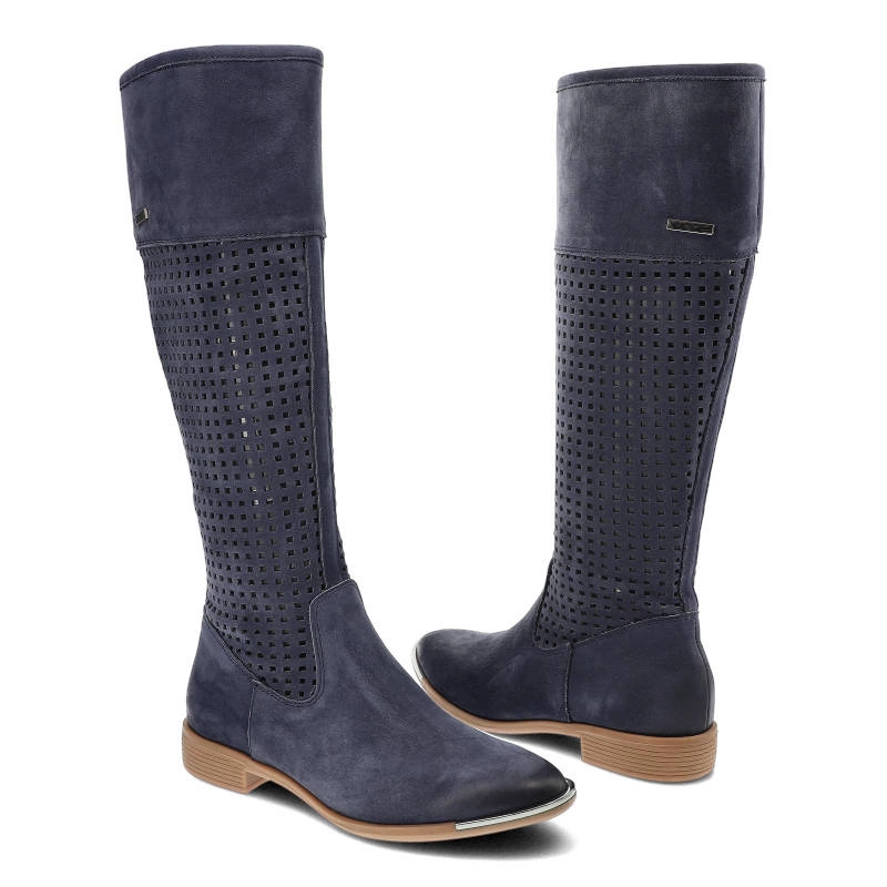 Čižmy Chebello - 2100 Granatowy