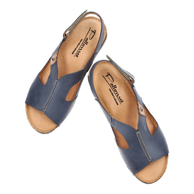 Sandále Pollonus - 5-0774-071 Niebieski+Rudy