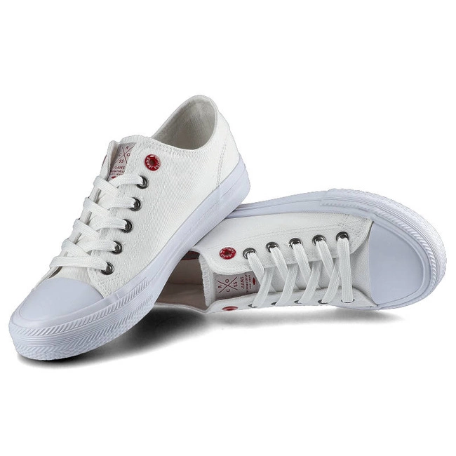 Plátenky Cross Jeans - HH2R4017C Biały