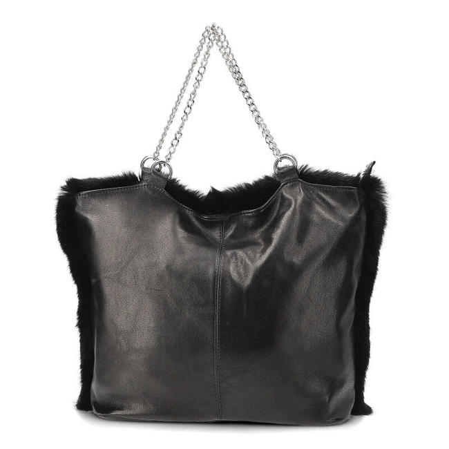 Kabelka Luka-Pelli - T30-3 Z Naturalnym Futrem Z Królika