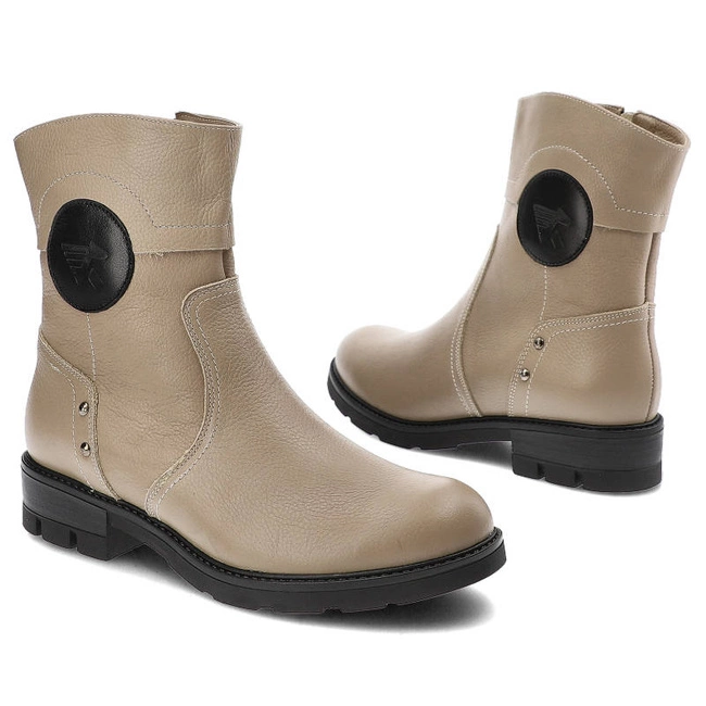 Členkové Topánky Karino - 0913/016-M C.Beż/Lico