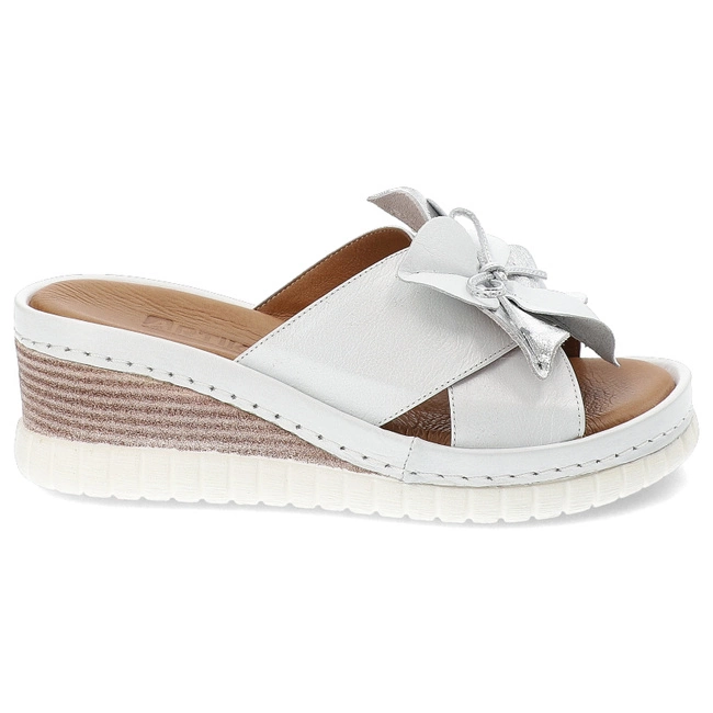 Šľapky Artiker - 54C0538 White/Silver
