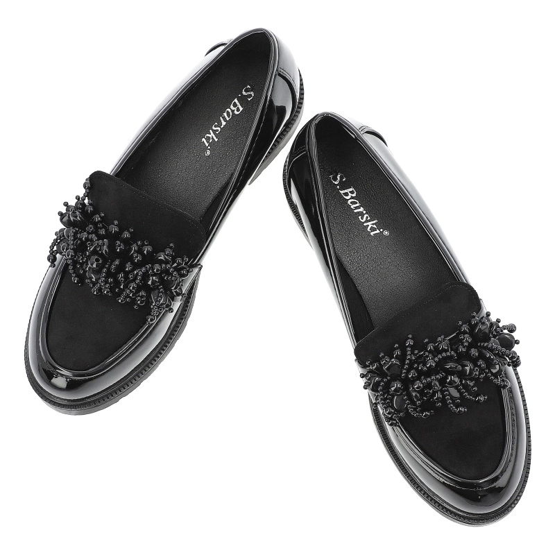 Poltopánky S.Barski - HY42-369A Black Patent