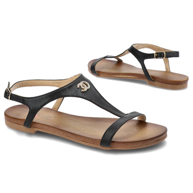 Sandále S.Barski - KV-5541-45 Black