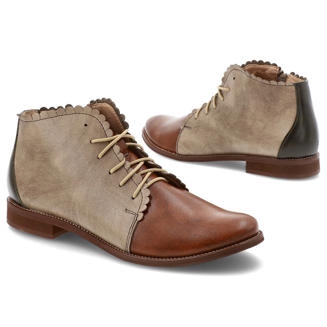 Členkové Topánky ARMODO - 4078/Hogl S Brąz/Kawa/Oliwka