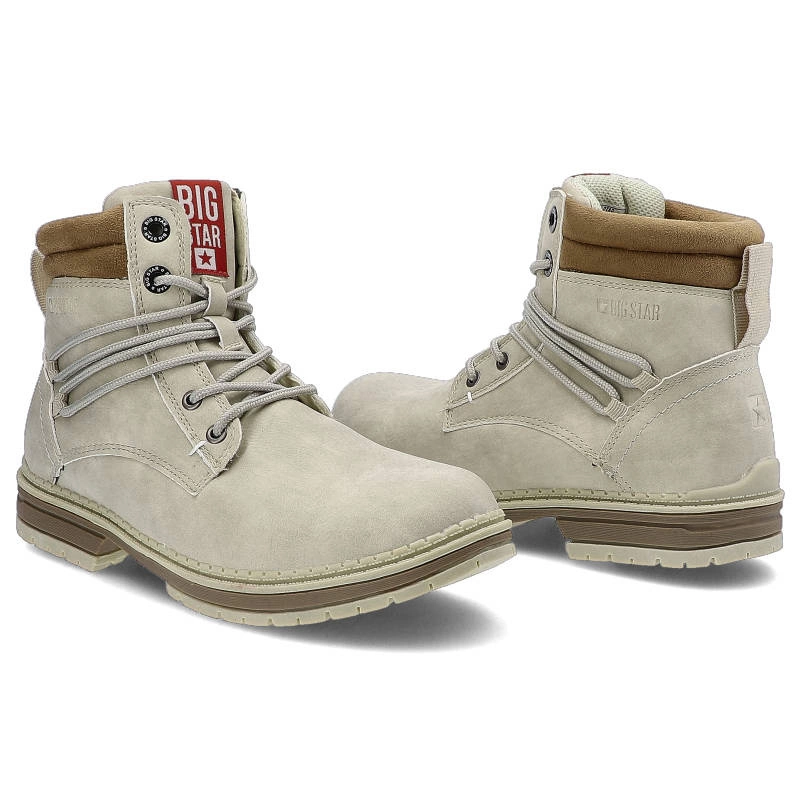 Turistické Topánky Big Star - EE274697 Jasny Szary