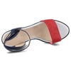 Sandále Damiss - DS-269 Czerwony Zamsz/Granat Zamsz